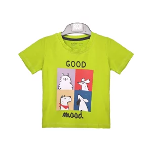 تیشرت طرح Good Mood پسرانه (18 ماه تا 7 سال) کد 629814