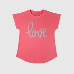 تیشرت طرح Love دخترانه