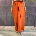 شلوار دامنی چاک یک طرفه زنانه