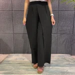 شلوار دامنی چاک یک طرفه زنانه