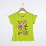 تیشرت طرح Never Give Up دخترانه ( 6 تا 10 سال )