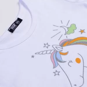 تیشرت و شلوارک دخترانه یونیکورن (2 تا 6 سال) کد 624972