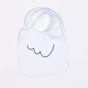 پیشبند نوزادی دخترانه طرح قو کد 626217