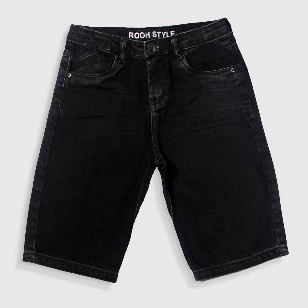 شلوارک جین پسرانه مشکی