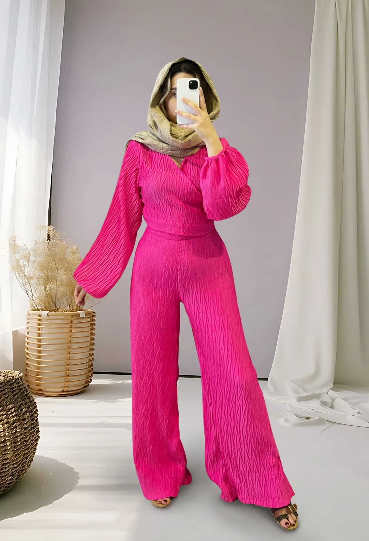 اطلاعات سایزبندی کراپ شومیز و شلوار زنانه