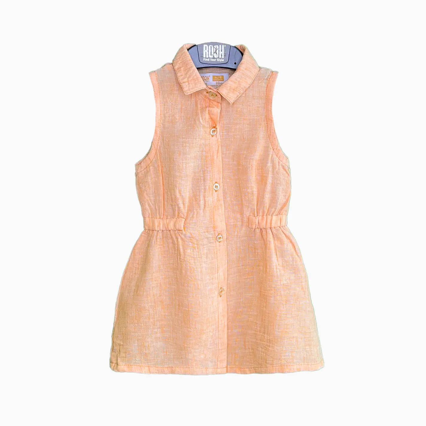 اطلاعات سایزبندی پیراهن کمر کشدار دخترانه