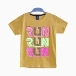 تیشرت طرح Run پسرانه