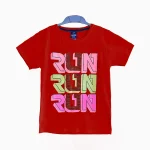 تیشرت طرح Run پسرانه