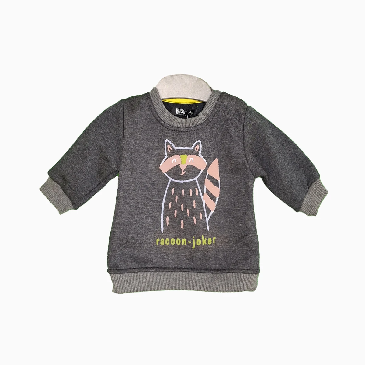 اطلاعات سایزبندی بلوز طرح Racoon Joker نوزاد پسر