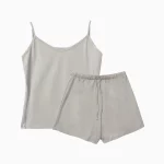 تاپ و شلوارک ساده زنانه