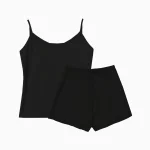 تاپ و شلوارک ساده زنانه