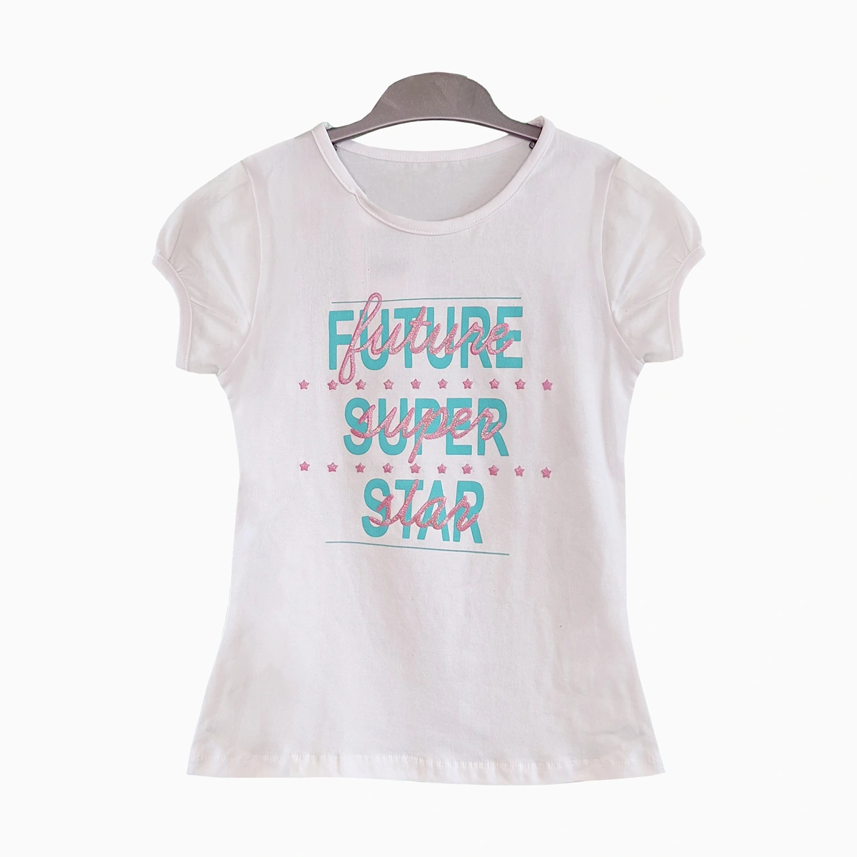 تیشرت طرح Future Super Star دخترانه