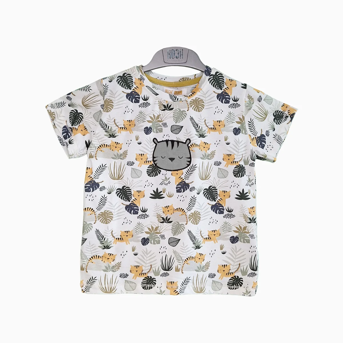 اطلاعات سایزبندی تیشرت طرح حیوانات پسرانه