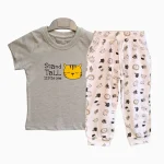 تیشرت و شلوار طرح حیوانات پسرانه