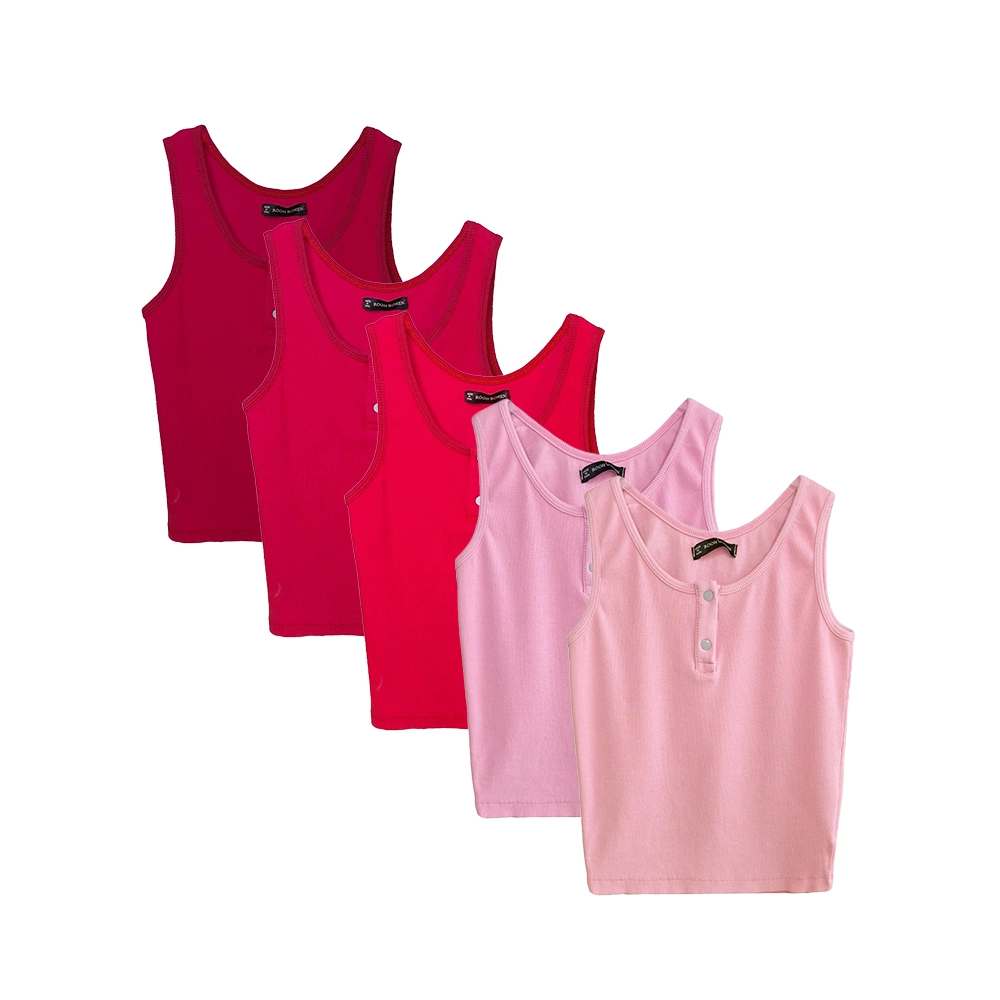 تاپ یقه دکمه دار زنانه