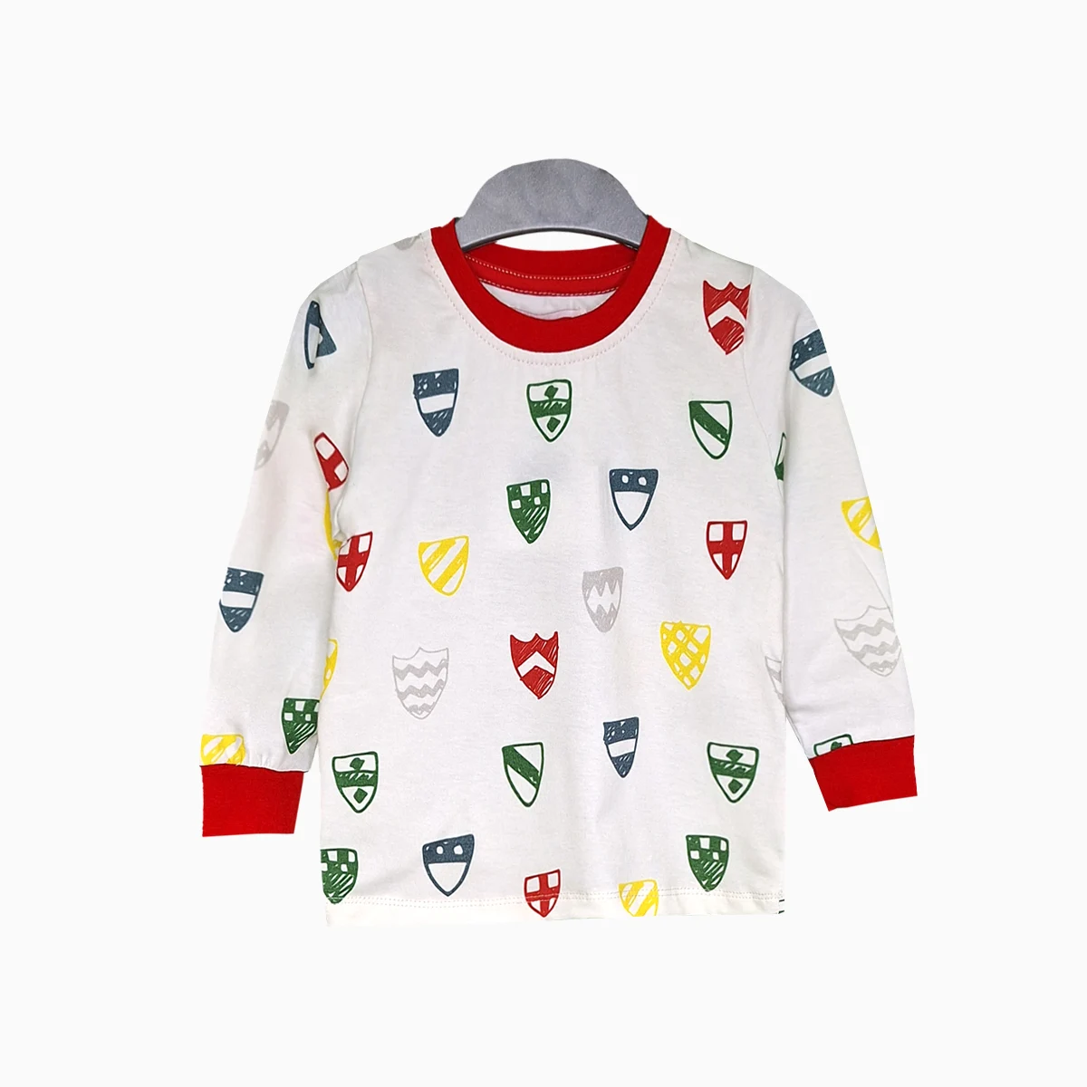 اطلاعات سایزبندی بلوز و شلوار طرحدار پسرانه