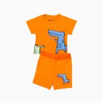 تیشرت و شلوارک طرح تمساح نوزاد پسر