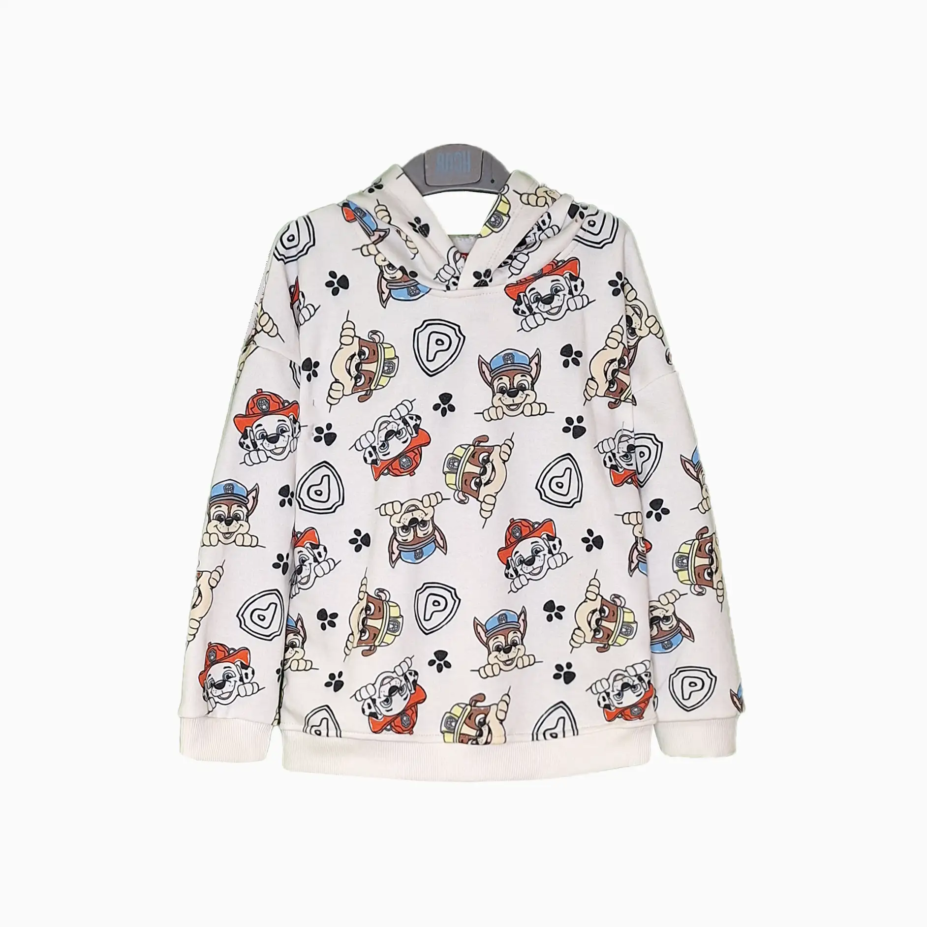 اطلاعات سایزبندی هودی و شلوار طرح سگ نگهبان پسرانه 