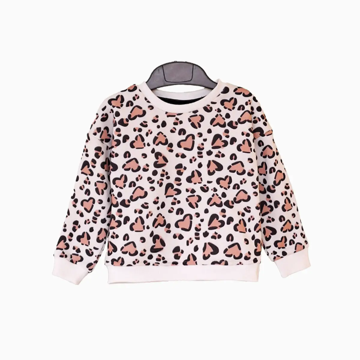 اطلاعات سایزبندی بلوز و شلوار طرح پلنگی دخترانه