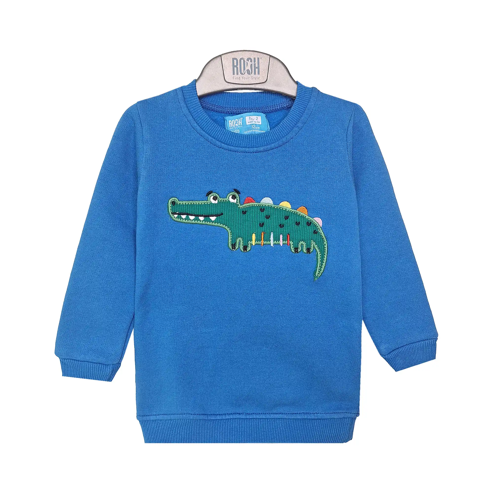 اطلاعات سایزبندی بلوز و شلوار طرح تمساح پسرانه