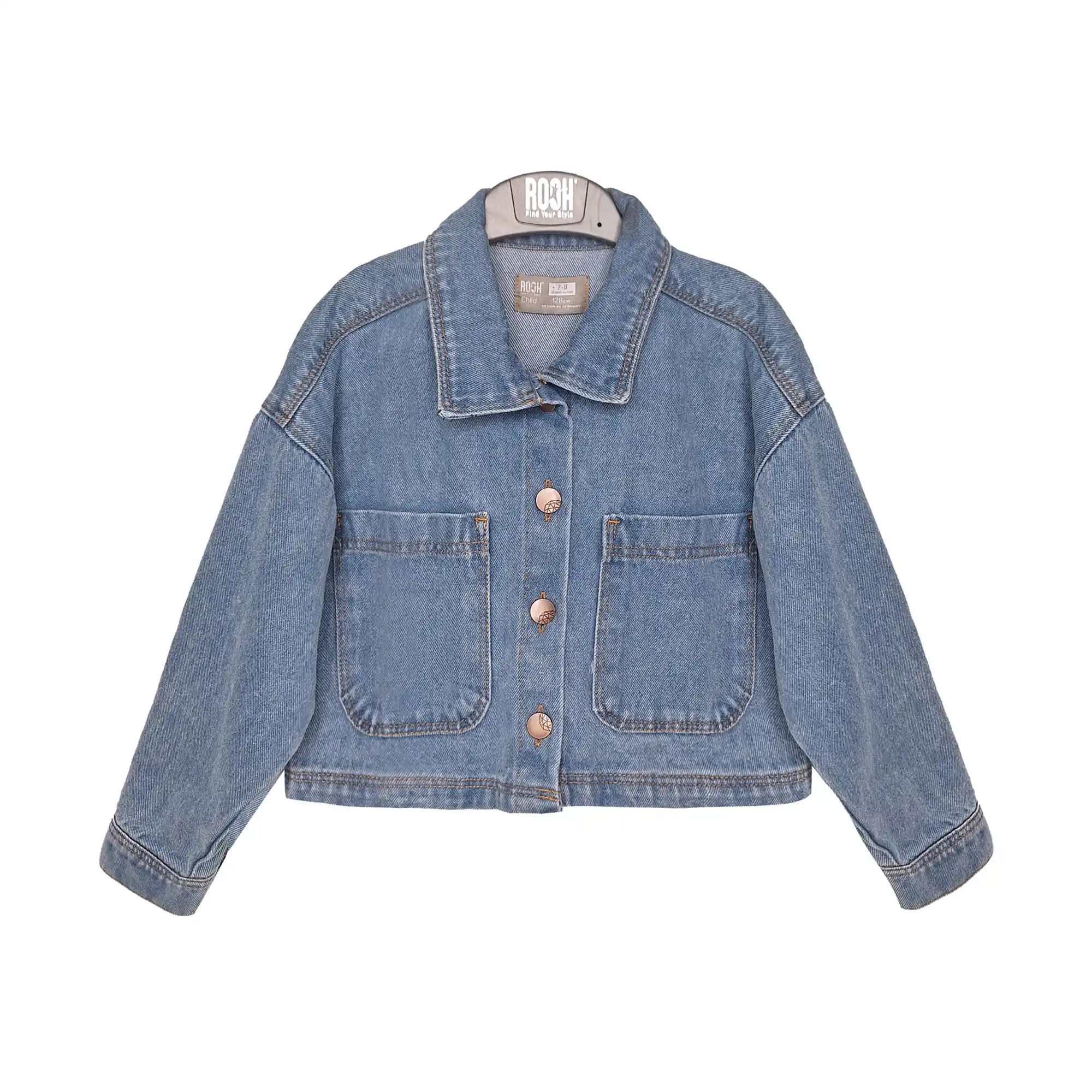 اطلاعات سایزبندی کت جین دخترانه