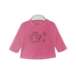 بلوز یقه گرد طرح Moon نوزاد دختر