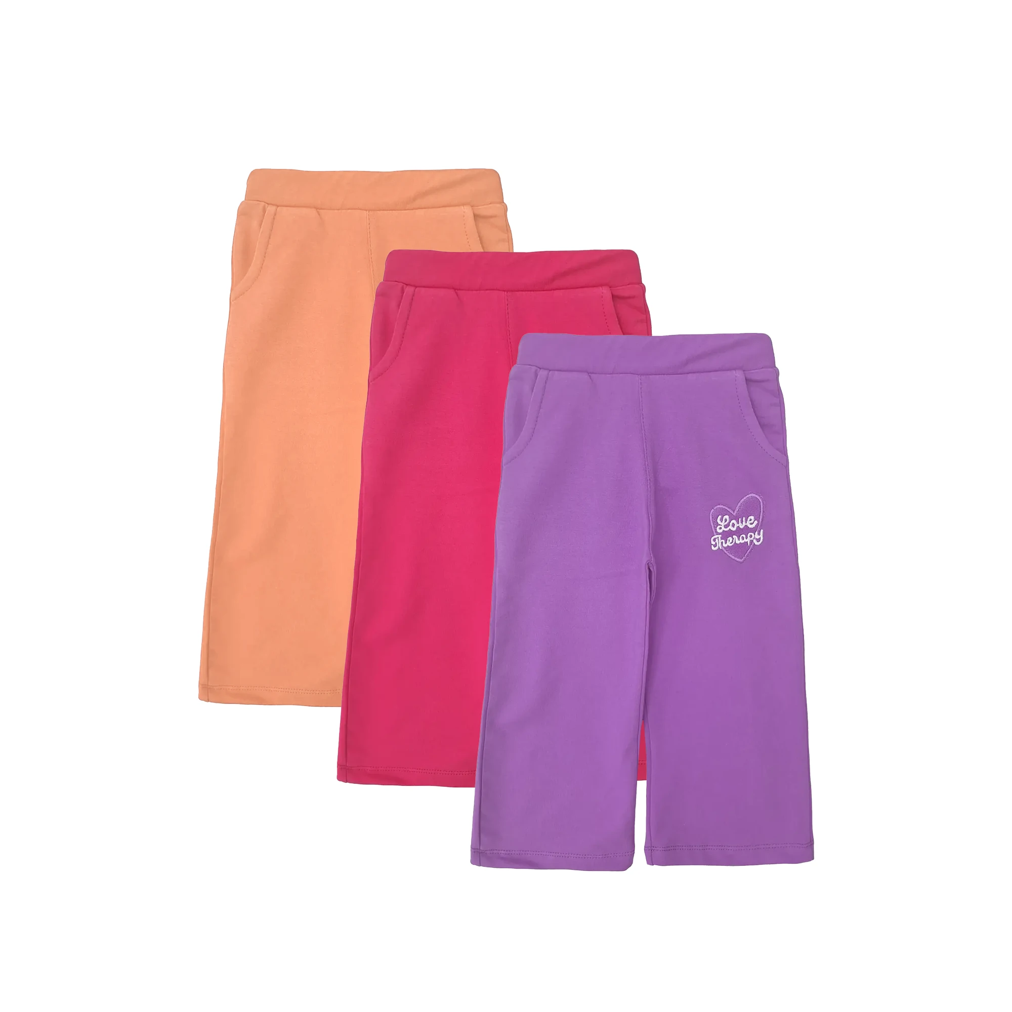 شلوار اسلش طرح قلب دخترانه