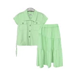 شومیز و دامن دخترانه