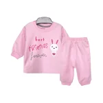 بلوز و شلوار طرح خرگوش نوزاد دختر