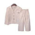 کت و شلوار نیم بگ دخترانه