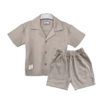 شومیز یقه مراکشی و شلوارک پسرانه