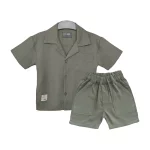 شومیز یقه مراکشی و شلوارک پسرانه