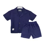 شومیز یقه مراکشی و شلوارک پسرانه