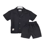 شومیز یقه مراکشی و شلوارک پسرانه