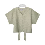 شومیز گره ای و دامن دخترانه