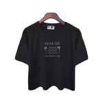 تیشرت کراپ طرح ساحل دخترانه