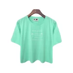 تیشرت کراپ طرح ساحل دخترانه