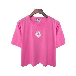 تیشرت کراپ طرح خورشید دخترانه (13 تا 17 سال) کد 629259