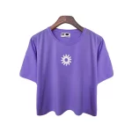 تیشرت کراپ طرح خورشید دخترانه