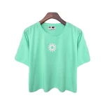 تیشرت کراپ طرح خورشید دخترانه