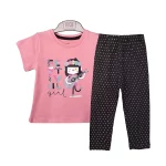 تیشرت و ساق طرح گیتار دخترانه