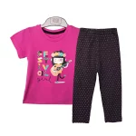 تیشرت و ساق طرح گیتار دخترانه