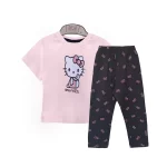 تیشرت و ساق طرح کیتی دخترانه