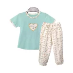 تیشرت و شلوار طرح قلب دخترانه