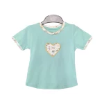 تیشرت و شلوار طرح قلب دخترانه