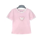 تیشرت و شلوار طرح قلب دخترانه
