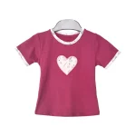 تیشرت و شلوار طرح قلب دخترانه