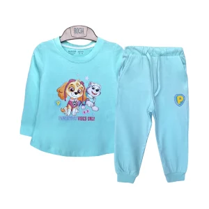 بلوز و شلوار طرح سگ نگهبان دخترانه (18 ماه تا 7 سال) کد 629510