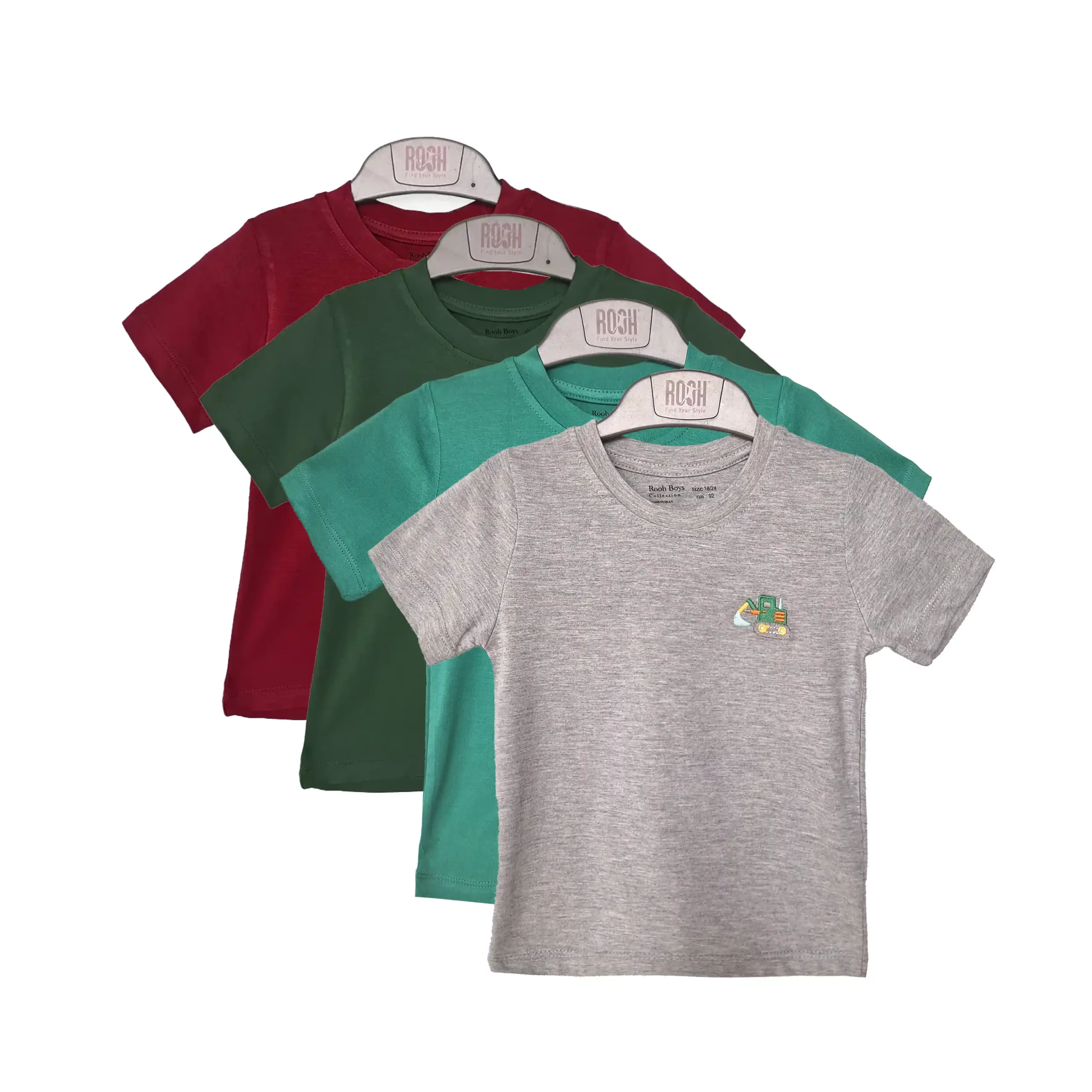 تیشرت طرح بیل مکانیکی پسرانه