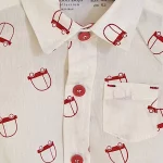 بادی دکمه دار طرح ماشین نوزاد پسر